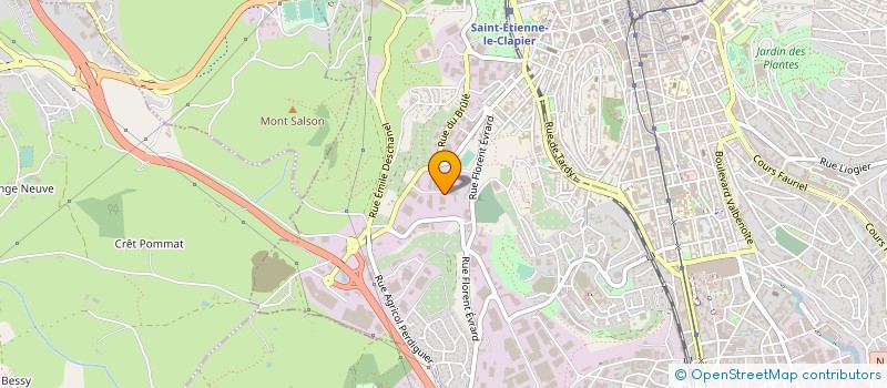 localisation de l'entreprise SOPREBA STE INDUSTRIELLE PREFAB BATIMENT  SAINT-ETIENNE