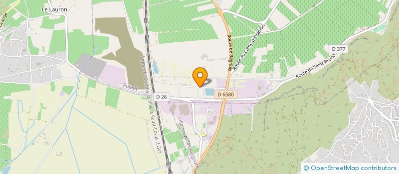 localisation de l'entreprise SOPREC à PUJAUT