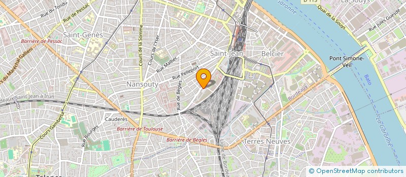 localisation de l'entreprise SOPRECAP à BORDEAUX
