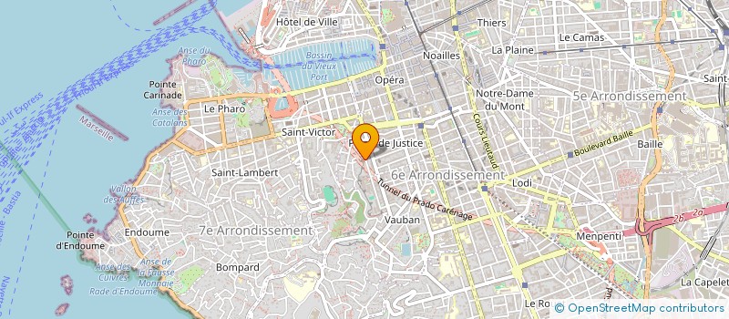 localisation de l'entreprise SOPREDEC à MARSEILLE
