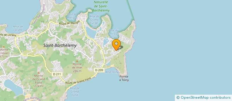 localisation de l'entreprise SOPREPAR à SAINT BARTHELEMY