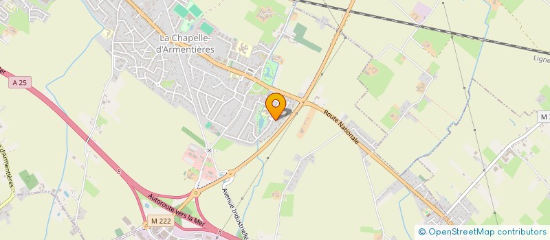 localisation de l'entreprise SOPRESER HOUZIAUX  LA CHAPELLE-D'ARMENTIERES