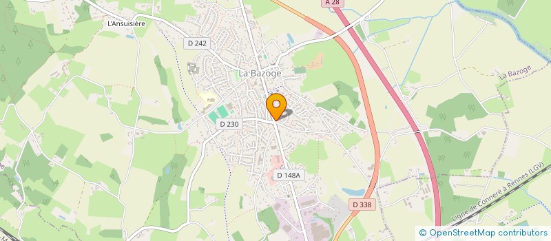 localisation de l'entreprise SOPRESER MAUPU  LA BAZOGE