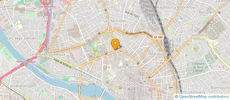 localisation de l'entreprise SOPRESIM SOC PREST SERV IMMOBI à TOULOUSE