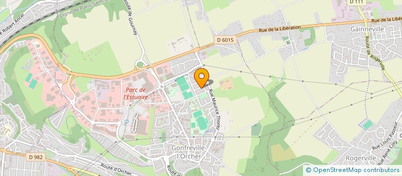 localisation de l'entreprise SOPRESTAD  GAINNEVILLE