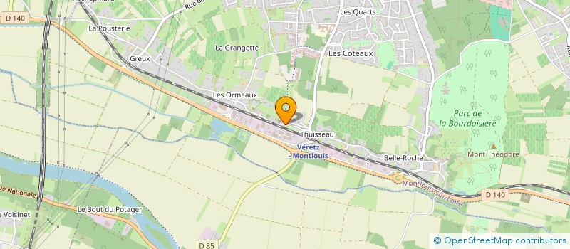 localisation de l'entreprise SOPREV à MONTLOUIS-SUR-LOIRE