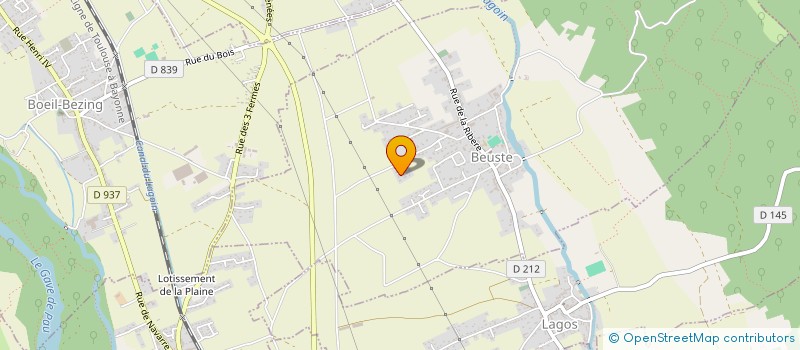 localisation de l'entreprise SOPREVA  BEUSTE