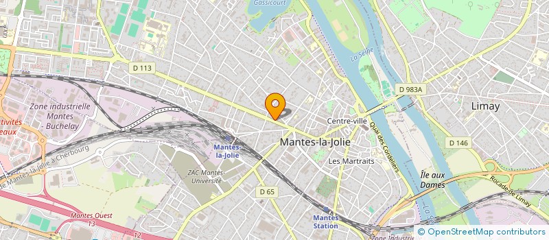 localisation de l'entreprise SOPRIM SERVICE HABITAT à MANTES-LA-JOLIE