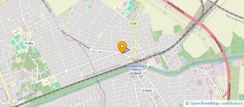 localisation de l'entreprise SOPRIMA  MITRY-MORY