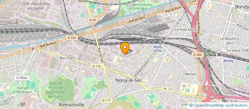 localisation de l'entreprise SOPRIME à NOISY-LE-SEC