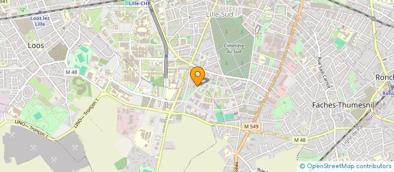 localisation de l'entreprise SOPRO à LOOS