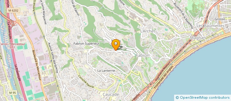 localisation de l'entreprise SOPRO'SS ALLIANCE GEORGIENNE à NICE