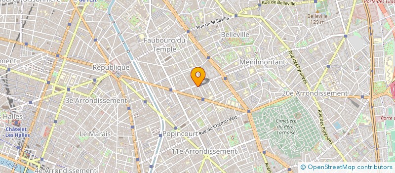 localisation de l'entreprise SOPROD  PARIS