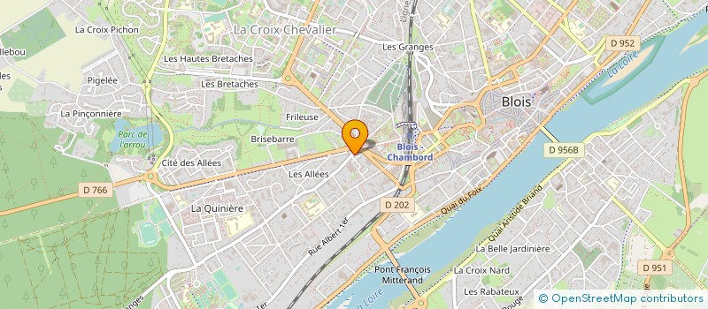 localisation de l'entreprise SOPRODEC à BLOIS