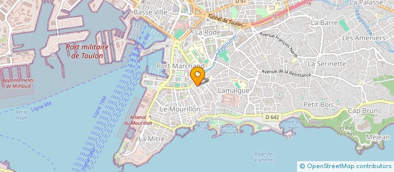 localisation de l'entreprise SOPRODENT  TOULON