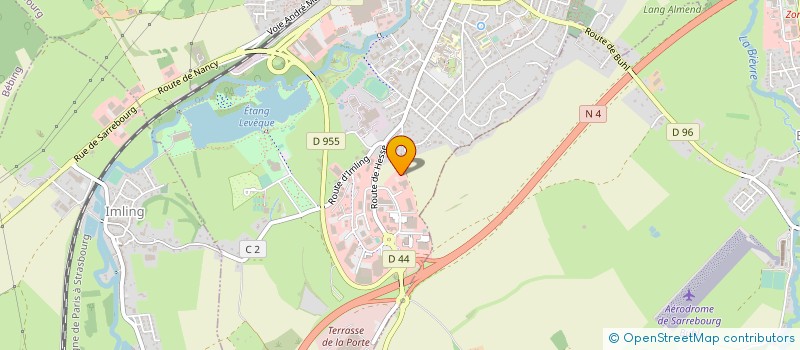 localisation de l'entreprise SOPRODI à SARREBOURG