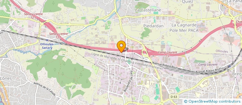 localisation de l'entreprise SOPRODIF  SIX-FOURS-LES-PLAGES