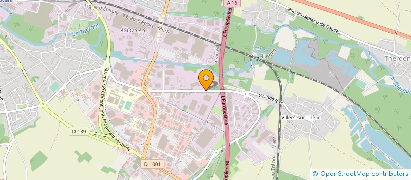 localisation de l'entreprise SOPROGAZ à BEAUVAIS