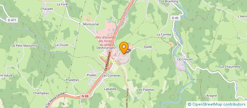 localisation de l'entreprise SOPROGI à LA SEAUVE-SUR-SEMENE