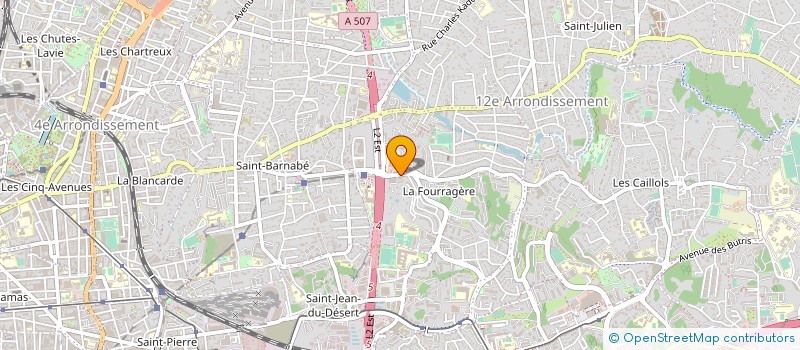 localisation de l'entreprise SOPROGIM à MARSEILLE