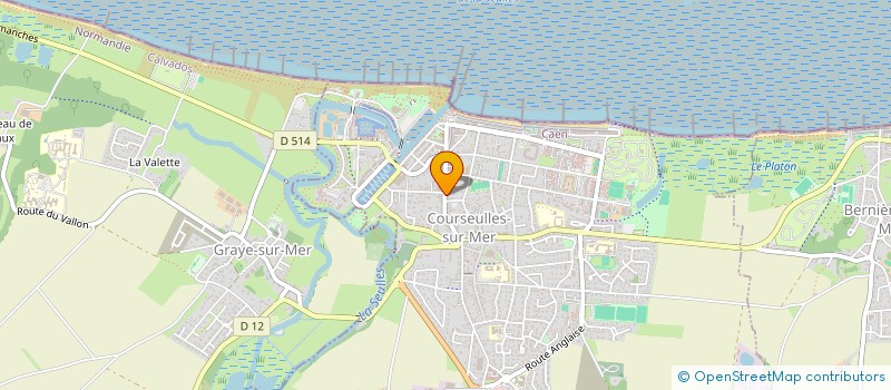 localisation de l'entreprise SOPROGIS à COURSEULLES-SUR-MER