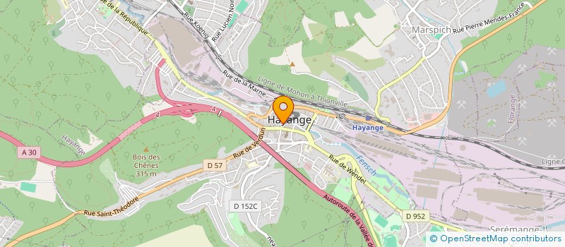 localisation de l'entreprise SOPROIM à HAYANGE