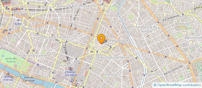 localisation de l'entreprise SOPROMA à PARIS