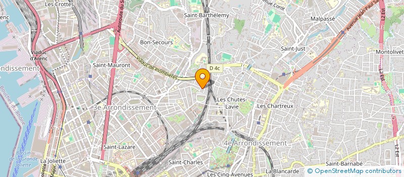 localisation de l'entreprise SOPROMAR à MARSEILLE