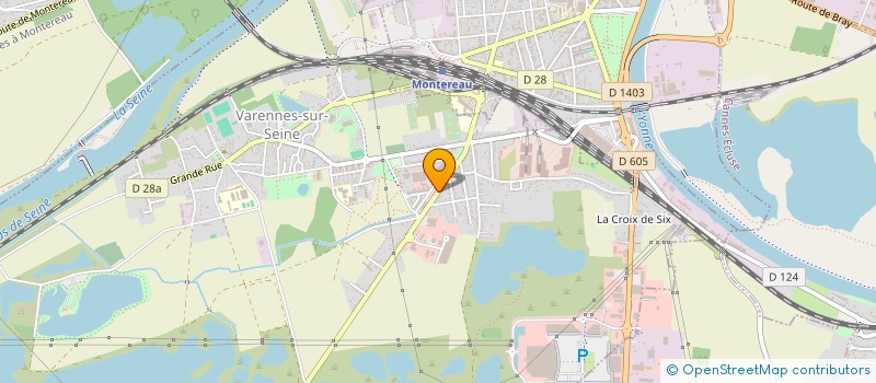 localisation de l'entreprise SOPROMAT  VARENNES-SUR-SEINE