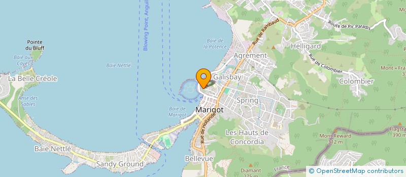 localisation de l'entreprise SOPROMOB à SAINT MARTIN