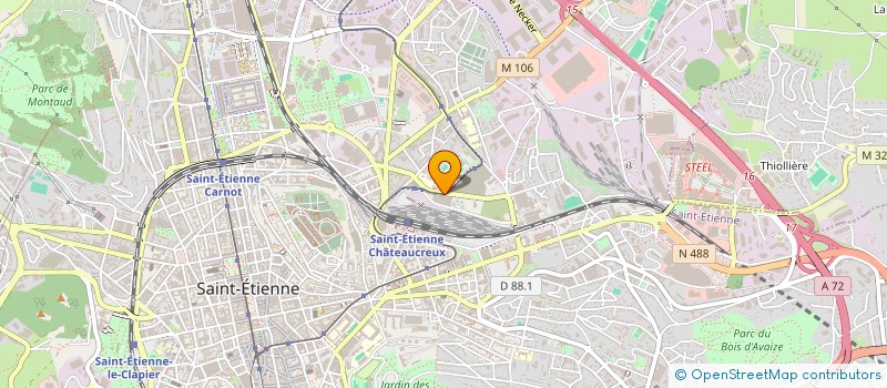 localisation de l'entreprise SOPRONET  SAINT-ETIENNE