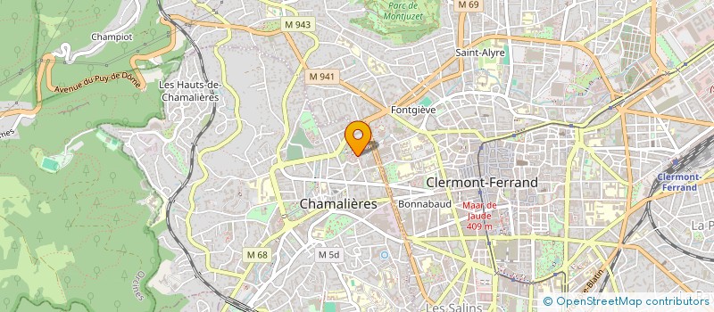 localisation de l'entreprise SOPROPRIETE LUFBERY  CHAMALIERES