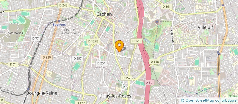 localisation de l'entreprise SOPROREN à CACHAN