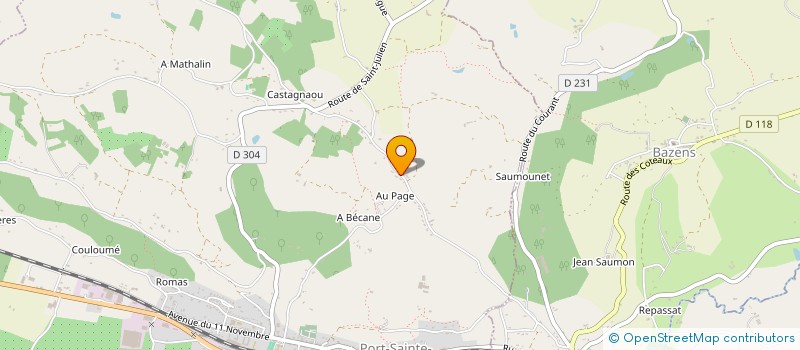 localisation de l'entreprise SOPRORENO  PORT-SAINTE-MARIE