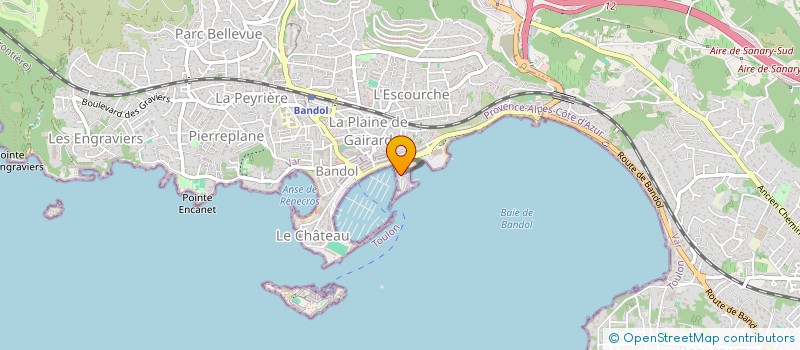 localisation de l'entreprise SOPROREST  BANDOL