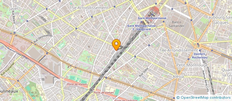 localisation de l'entreprise SOPROSABLE à PARIS