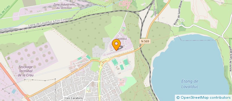 localisation de l'entreprise SOPROTEC SUD à FOS-SUR-MER