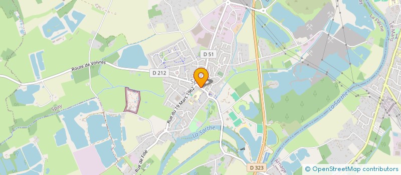 localisation de l'entreprise SOPROTEL à SPAY