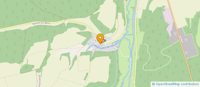 localisation de l'entreprise SOPROVI à VOID-VACON