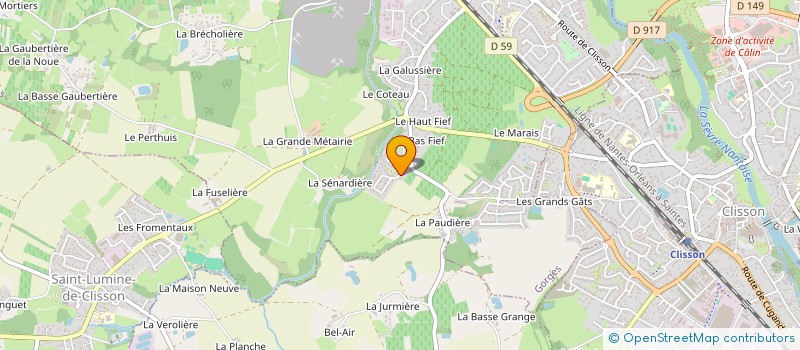 localisation de l'entreprise SOPSY RICHARD  GORGES