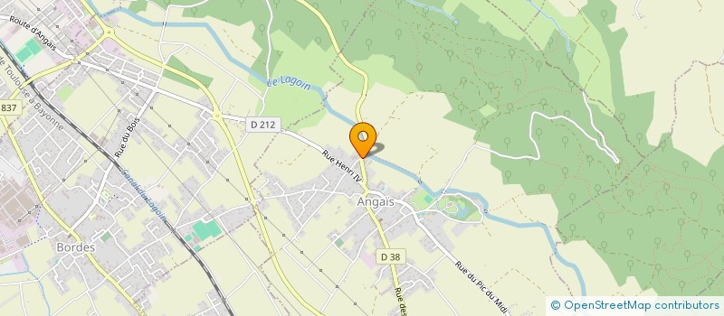 localisation de l'entreprise SOPYBAT  ANGAIS