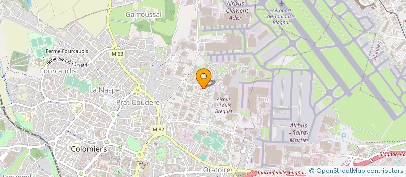 localisation de l'entreprise SOPYMEP FRANCE à COLOMIERS