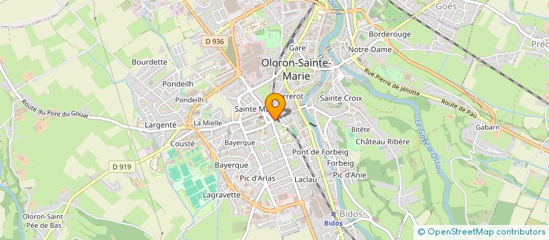 localisation de l'entreprise SOPYRAUT  OLORON-SAINTE-MARIE