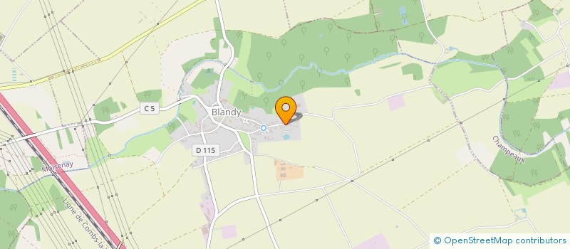 localisation de l'entreprise SOQA  BLANDY