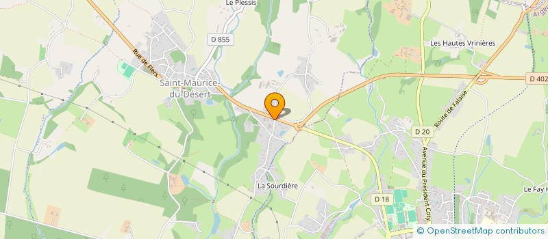 localisation de l'entreprise SOQUINBRETON à LES MONTS-D'ANDAINE