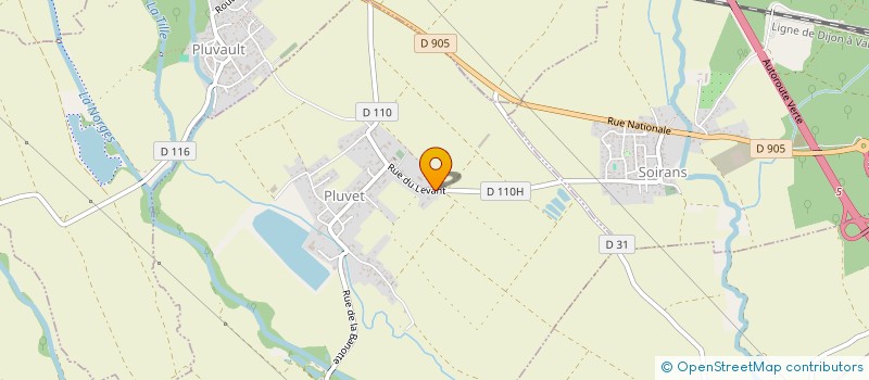 localisation de l'entreprise SOR AND ROZ  PLUVET