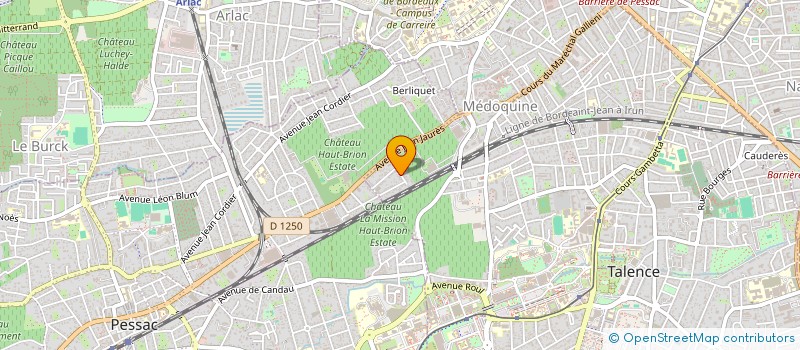 localisation de l'entreprise SOR'EAU ENVIRONNEMENT à TALENCE