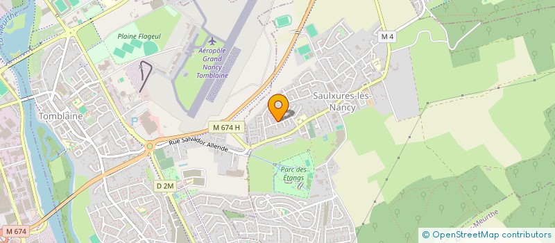 localisation de l'entreprise SORA  SAULXURES-LES-NANCY