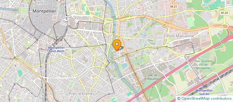 localisation de l'entreprise SORA HOLDINGS  MONTPELLIER