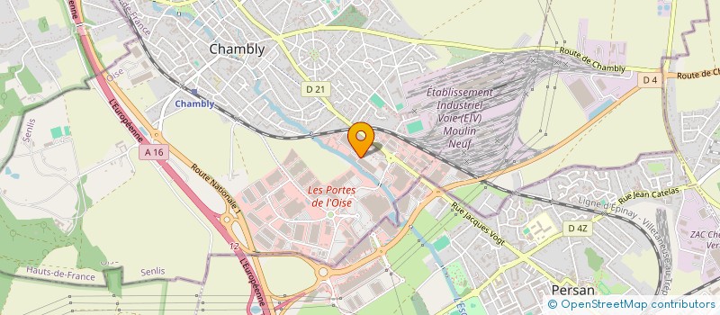 localisation de l'entreprise SORA LA BELLE  CHAMBLY